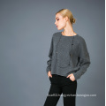 Lady′s Fashion Cashmere Blend Sweater 17brpv004